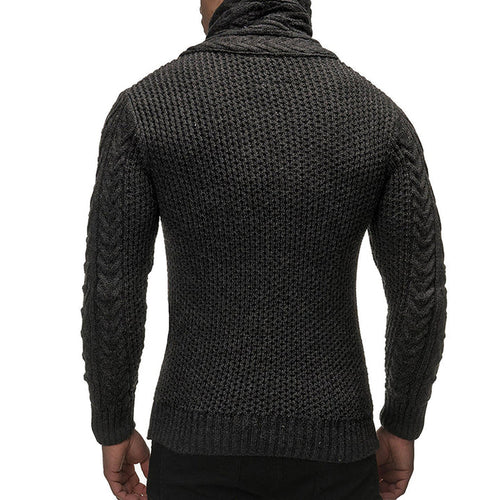 Levoire | Pull-over à col en sol avec manches longues et poches