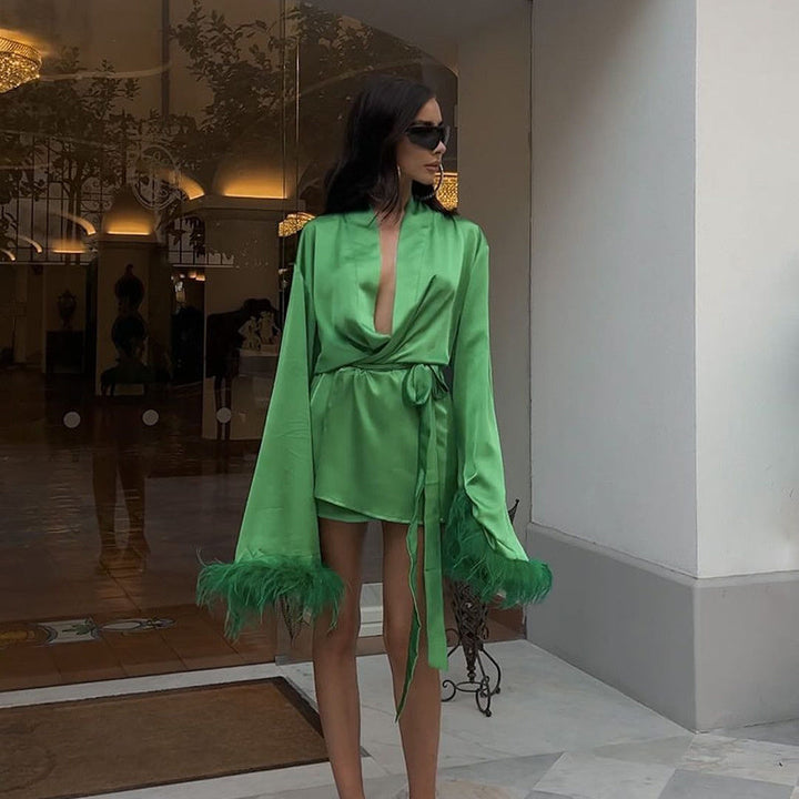 Levoire | Robe En Satin Unique & À La Mode