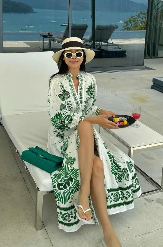 Levoire | Robe Maxi Fluide Avec Une Silhouette Élégante