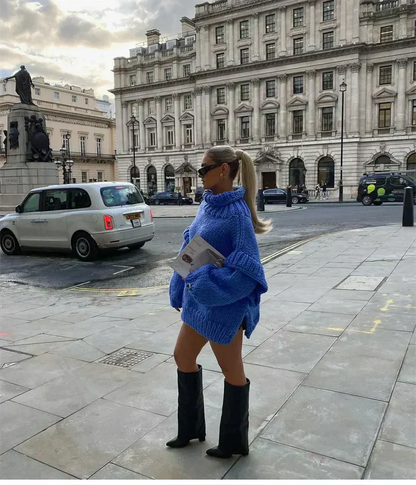 Levoire | Pull Col Roulé Tricoté Pull Épais Pull Femme Tricot