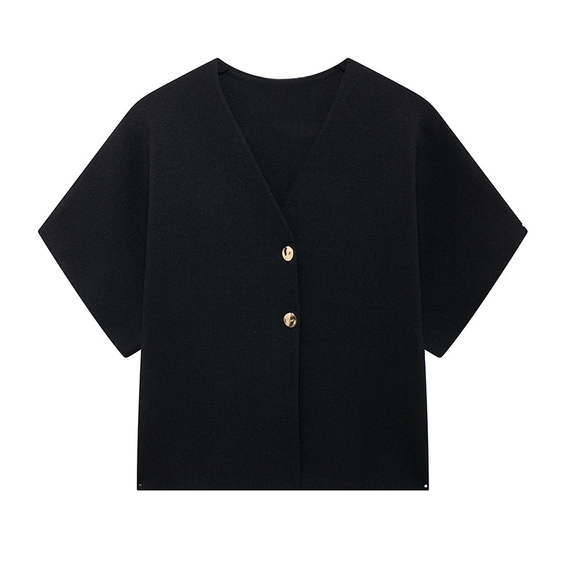 Levoire | Pull Top V-Navigation Noir