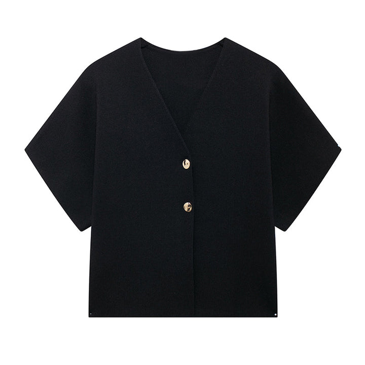 Levoire | Pull Top V-Navigation Noir