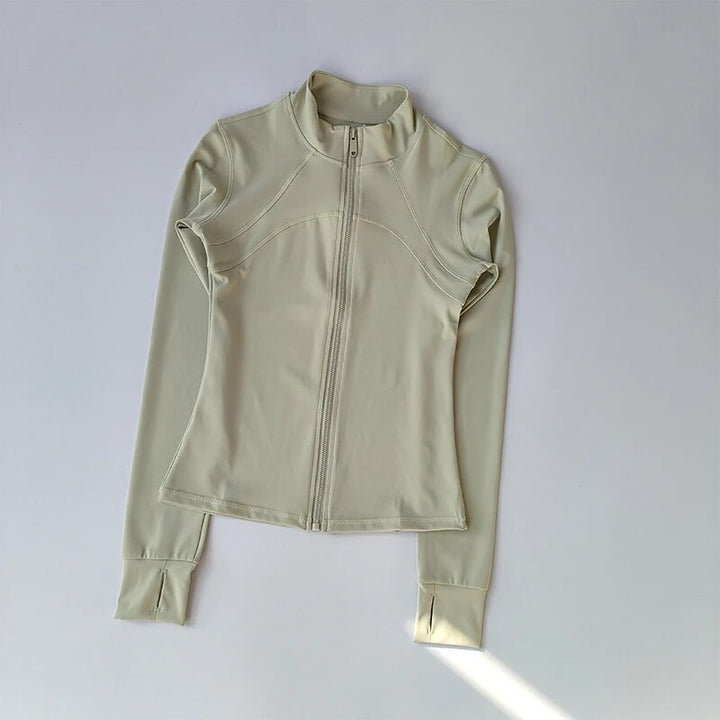Levoire | Veste Légère À Zip Modélisante Pour Femmes Vêtements Actifs Terre