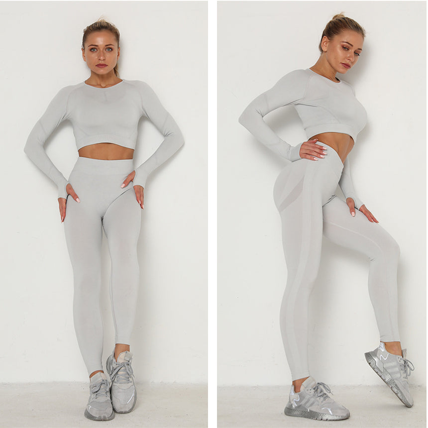 Levoire | Ensemble De Sport 2 Pièces Ressentez-Vous À L'Aise Dans Cet Ensemble Délicieux Gris Clair