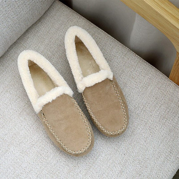 Levoire | Mocassins Pour Femmes Avec Semelle Antidérapante Khaki