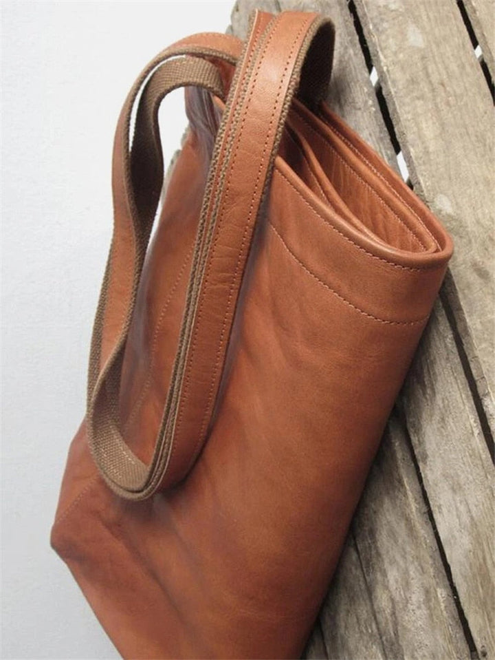 Levoire | Sac À Provisions En Cuir Vintage Pour Femmes