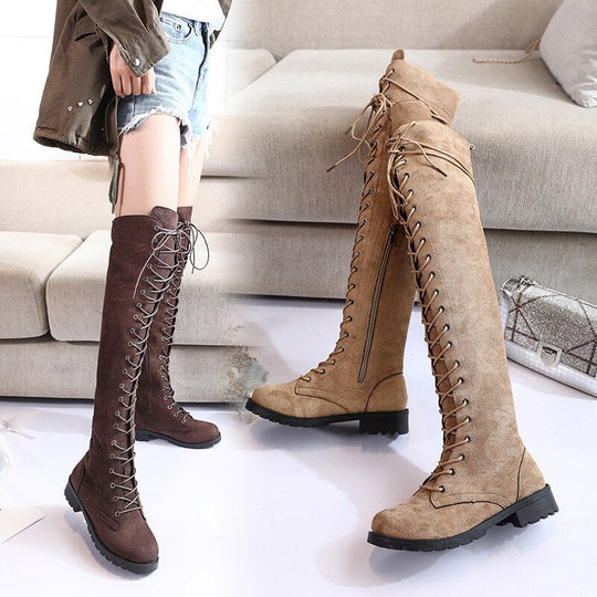 Levoire | Bottes Hautes Lisses Zippées