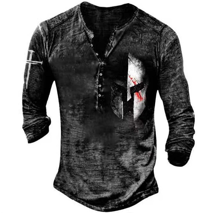 Levoire | T-Shirt Rétro Élégant À Manches Longues Musta-1