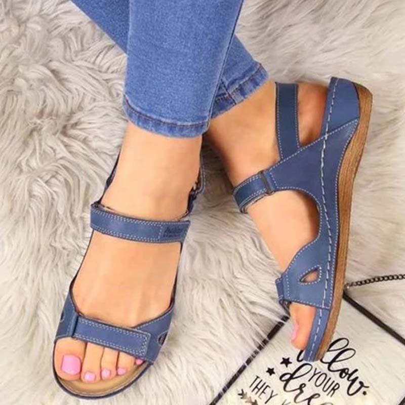 Levoire | Trottinette Stylée Pour Femmes Sandales bleues