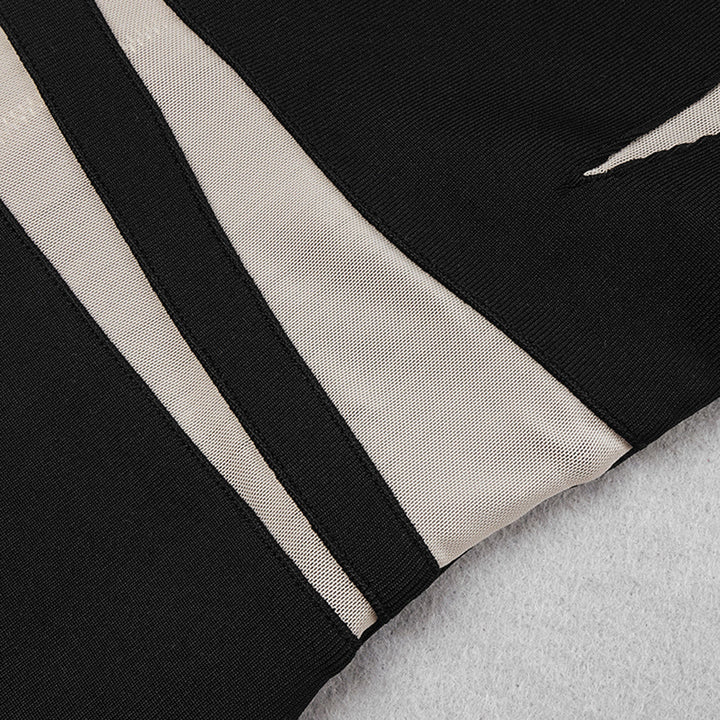 Levoire | Robe Mini Sans Manches En Maille Col Roulé
