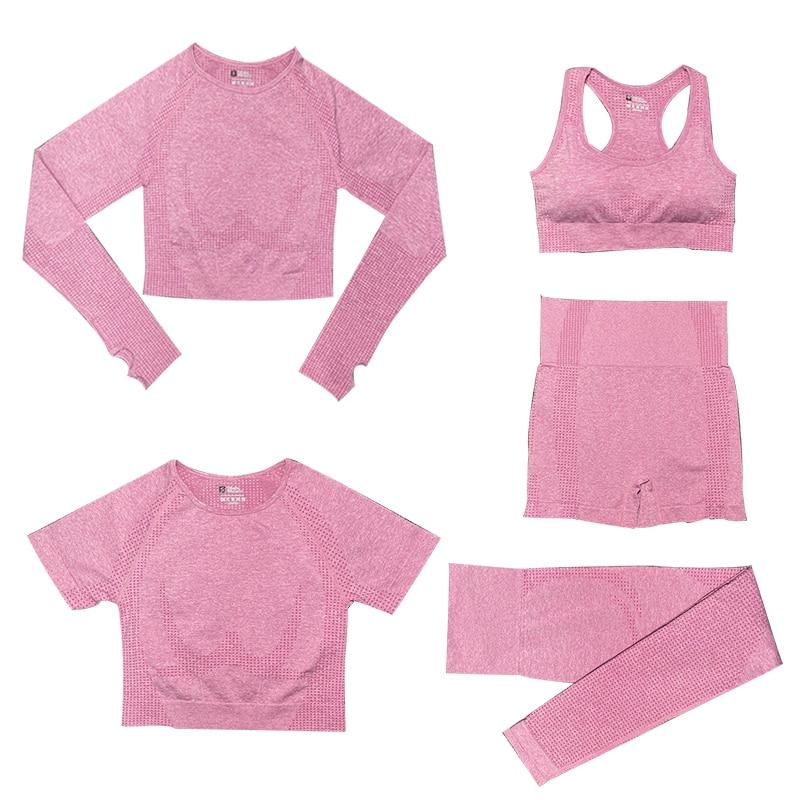 Levoire | Ensemble De Sport Ajusté Rosa