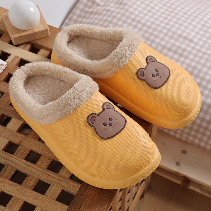 Levoire | Femmes Chaussons Confortables Jaune