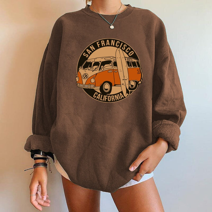 Levoire | Sweatshirt Oversize Leo Braun