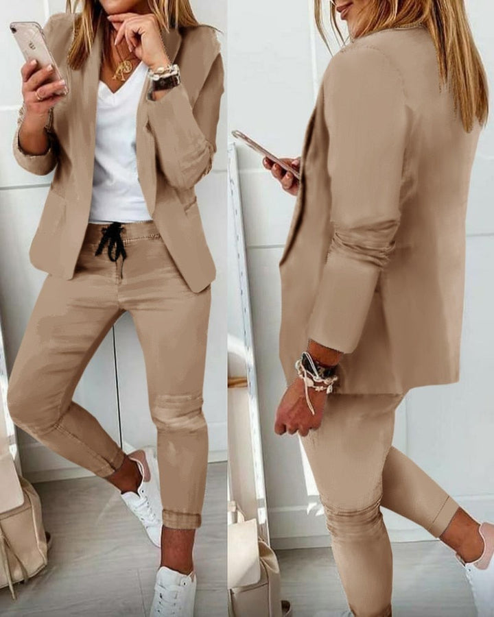 Levoire | Série De Blazers Élégante Beige