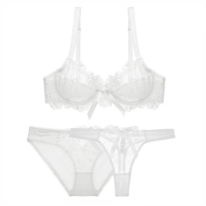 Levoire | Ensemble De Lingerie 3 Pièces En Matériau Doux Blanc