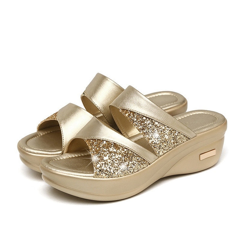 Levoire | Sandales Soutien Parfait Or