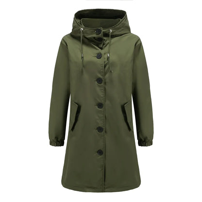 ANOUK™ - MANTEAU TRENCH IMPRÉGNAF Vert olive