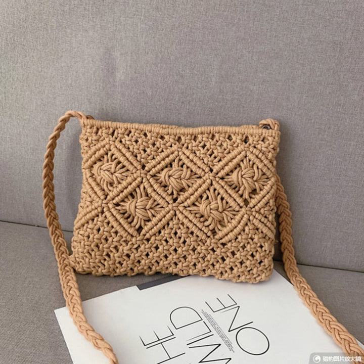 Levoire | Gwen Sac Bandoulière En Tissu - Sac D'Été Élégant Pour Femmes Braun