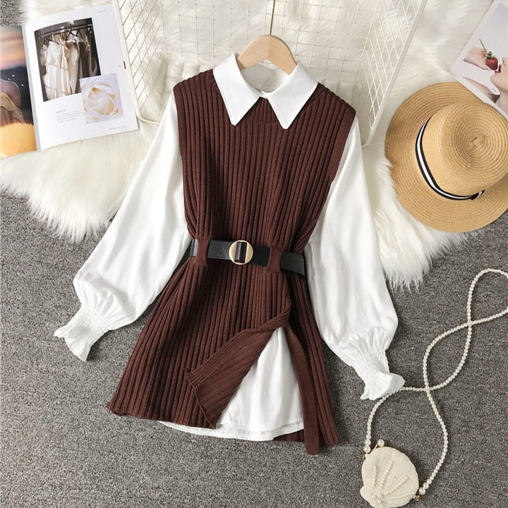 Levoire | Sweatshirt-Blouse - Ensemble De 2 Pièces, Décontracté Et Confortable Braun
