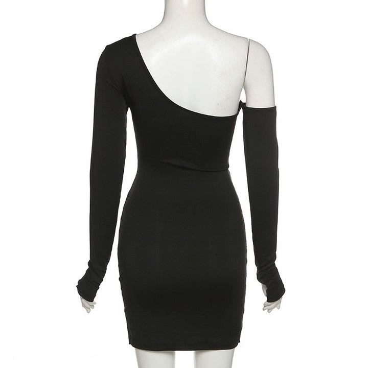 Levoire | Robe Mini À Bandage Découpe À Manches Longues