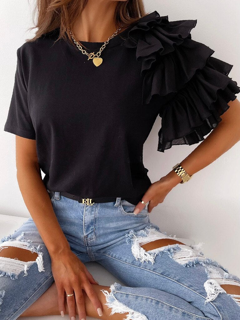Levoire | Blouse Classique Pour Femmes Noir S