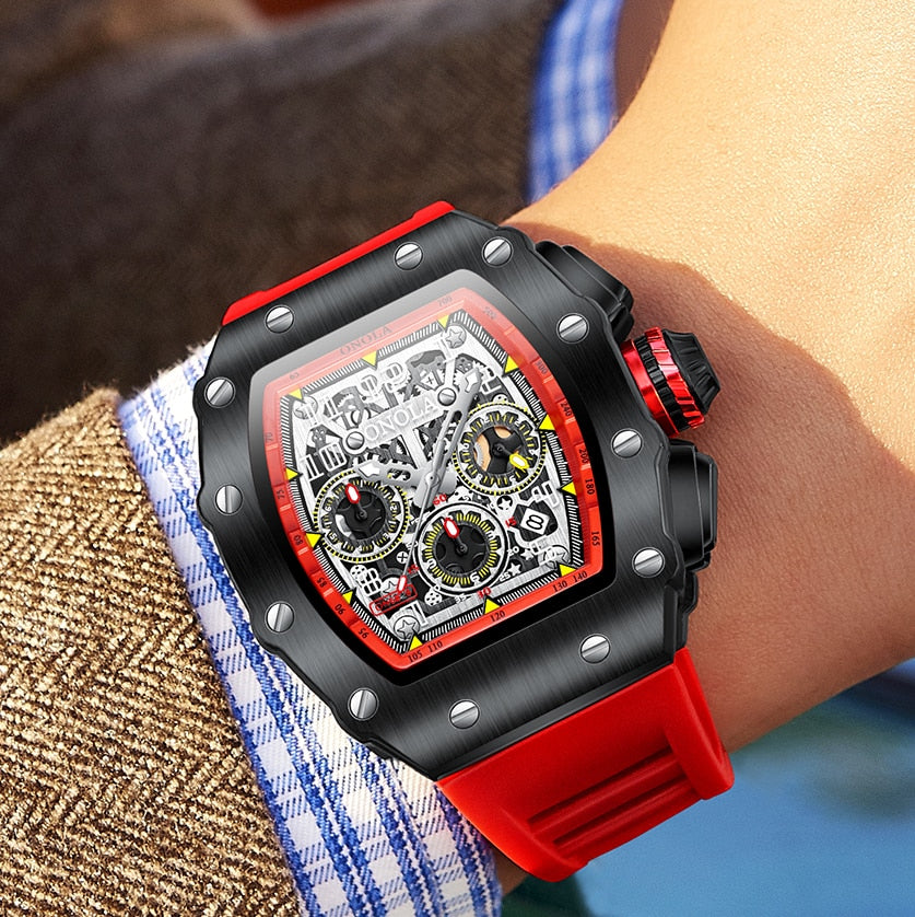 Levoire | Montre Homme Avec Fonction D'éclairage Rot