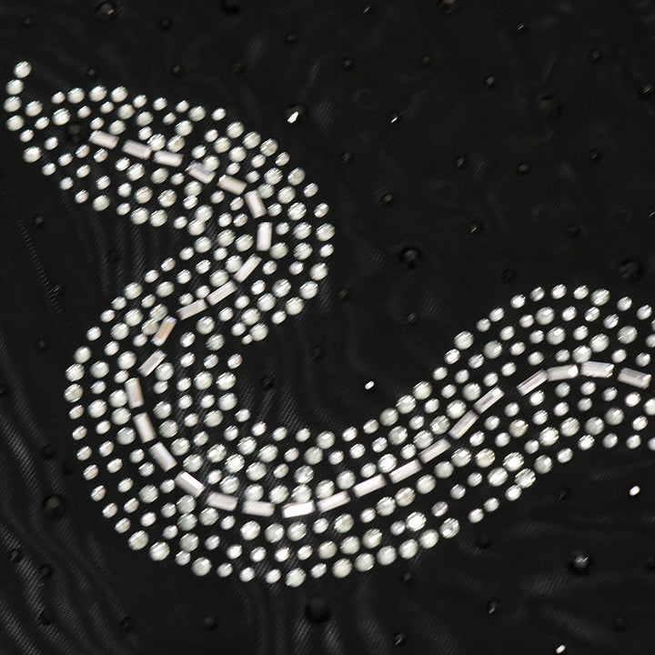 Levoire | Serpent Chrysanthème Résille Haut Minimal Robe