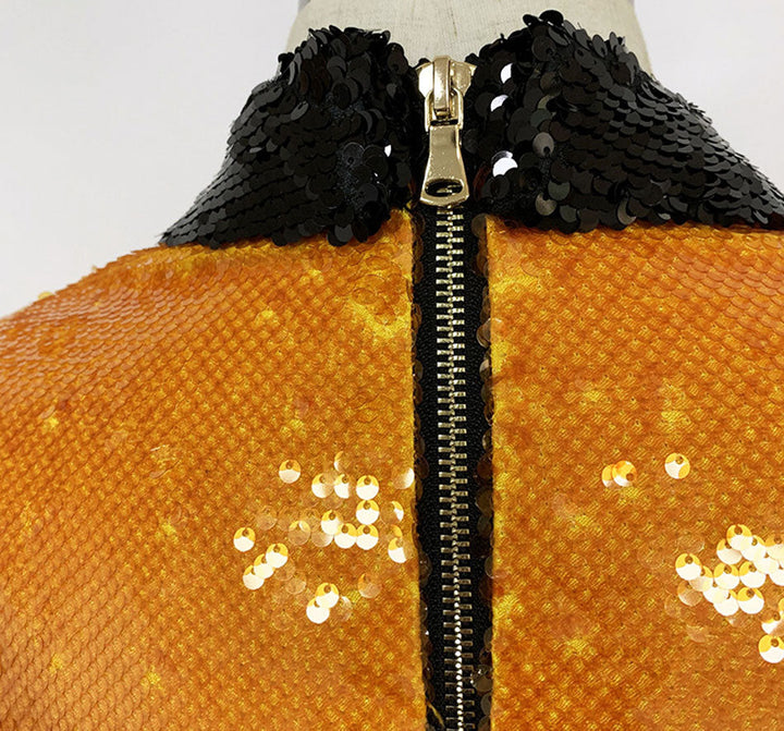 Levoire | Paillettes Enfoncées Cols Sans Manches Robes Mini