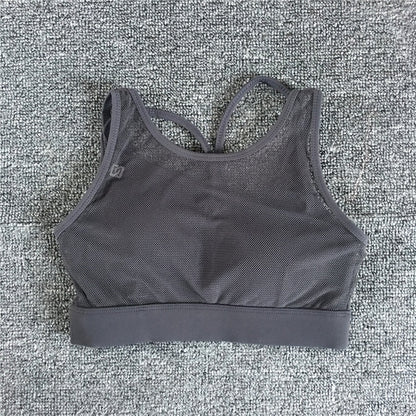 Levoire | Brassière De Sport Noire Sans Couture Gris