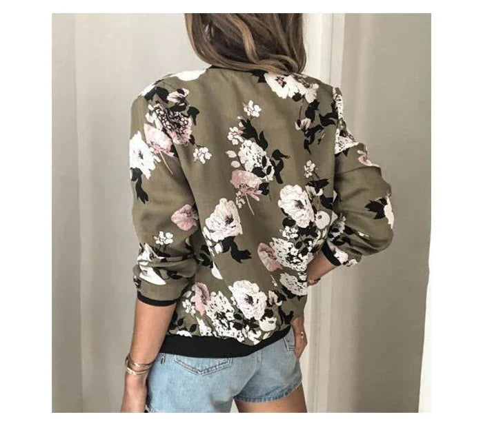 Levoire | Veste Bomber Imprimée Décontractée
