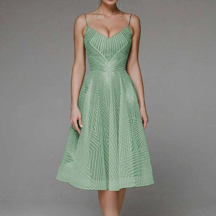 Levoire | Robe Élégante Pour Le Printemps Vert