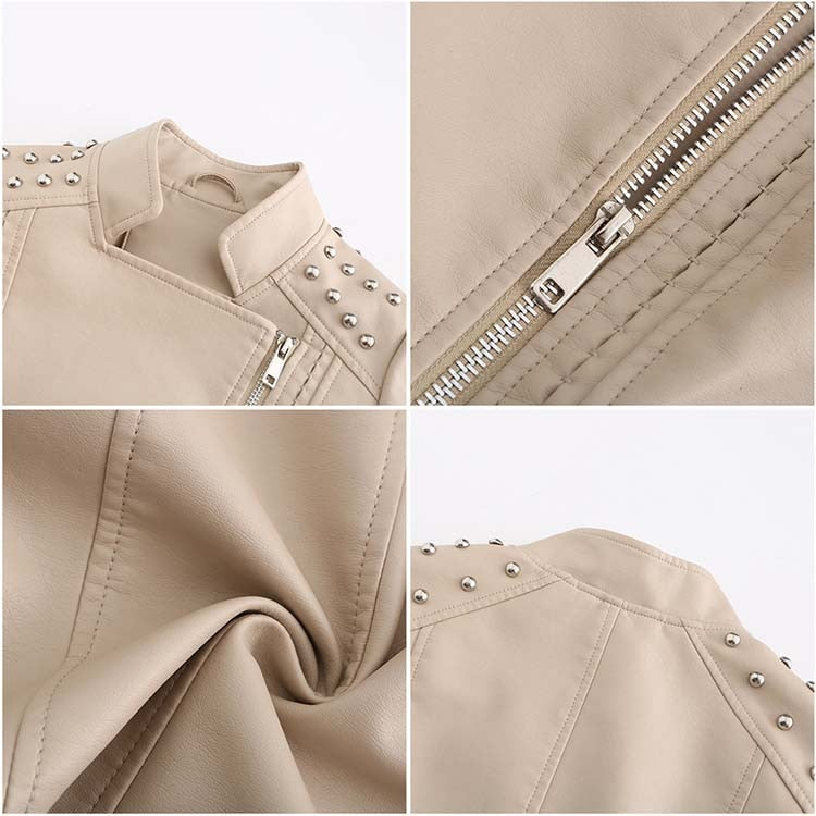 Levoire | Veste En Cuir Pu Élégante Pour Femmes
