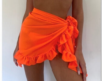 Levoire | Tissu Pareo Palina - Le Plus Mignon Des Pareos De Bikini Pour La Plage Orange