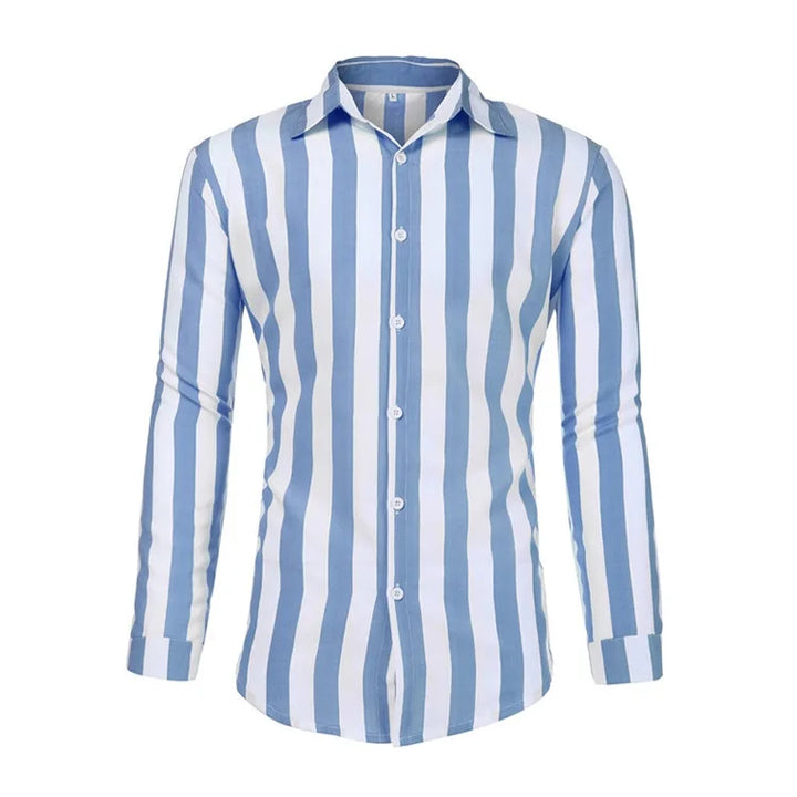 Levoire | Chemise Moderne Décontractée Avec Motif Rayé D'Été