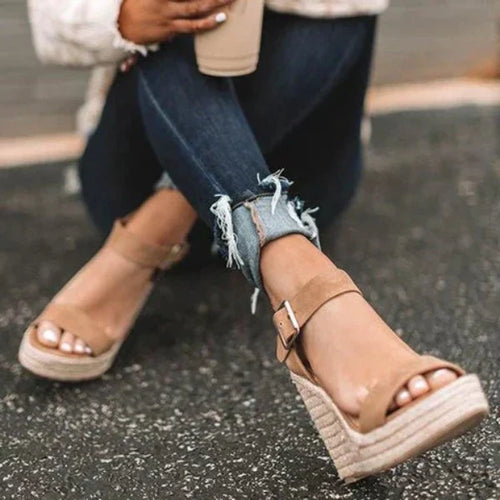 Levoire | Chaussures Compensées Confortables Avec Talon Compensé