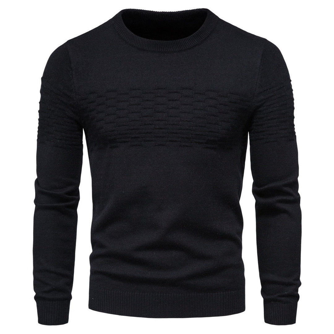 Levoire | Pull Demi-Zip Coton Noir