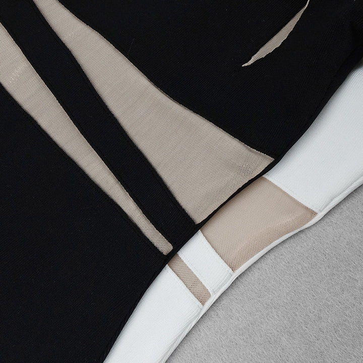 Levoire | Robe Mini Sans Manches En Maille Col Roulé