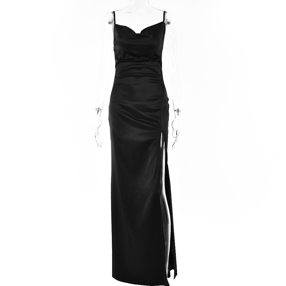 Levoire | Satin-Skinne Maxi-Robes