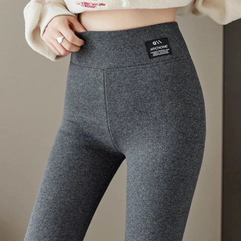 Levoire | Leggings Côtelées Avec Léger Rembourrage Gris foncé