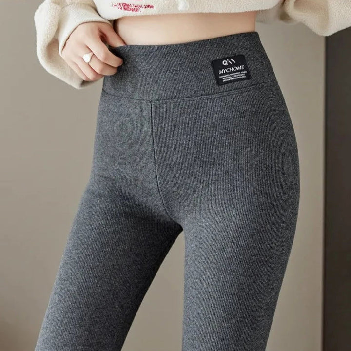 Levoire | Leggings Côtelées Avec Léger Rembourrage Gris foncé