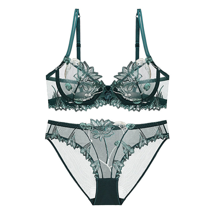 Levoire | Lingerie En Mesh Transparent Vert