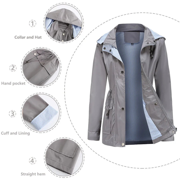 Levoire | Veste Coupe-Vent Polyvalente Avec Capuche