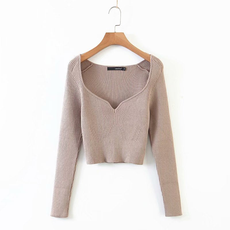 Levoire | Crop Top Un Crop Top Élégant Et Confortable Khaki