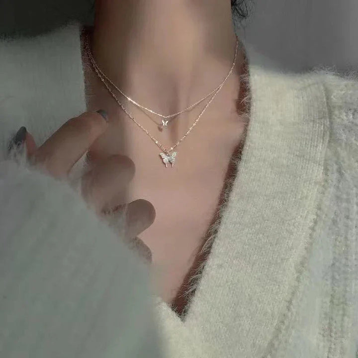 Levoire | Collier Papillon À Double Rangée