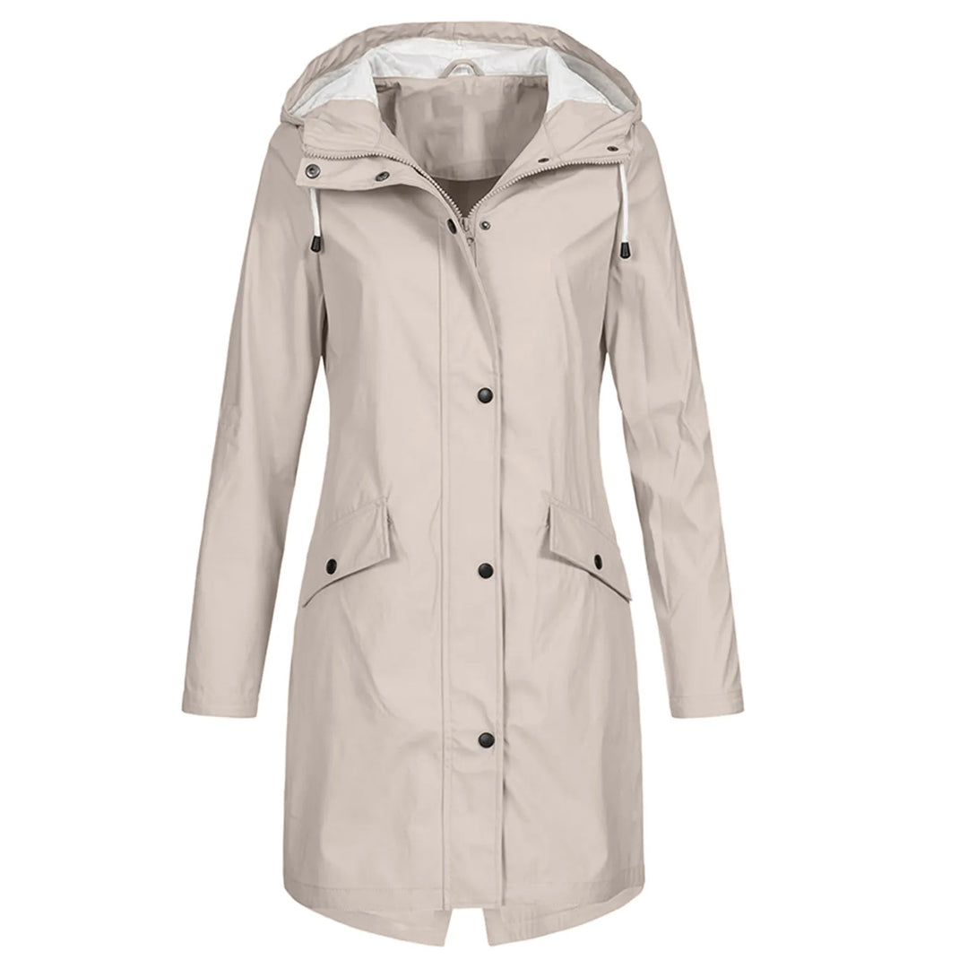 Levoire | Veste De Pluie Imperméable Avec Capuche Abricot