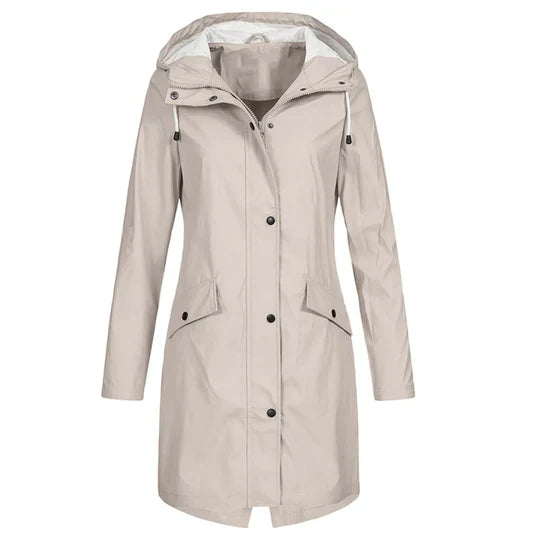 Levoire | Manteau De Pluie Imperméable Avec Capuche Abricot
