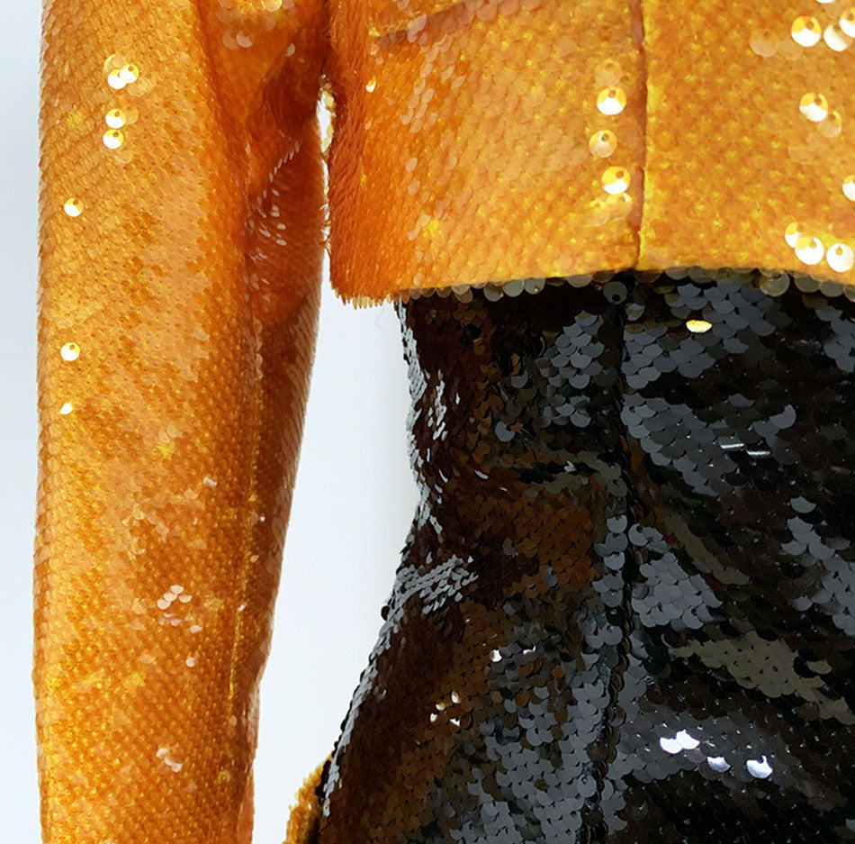 Levoire | Paillettes Enfoncées Cols Sans Manches Robes Mini