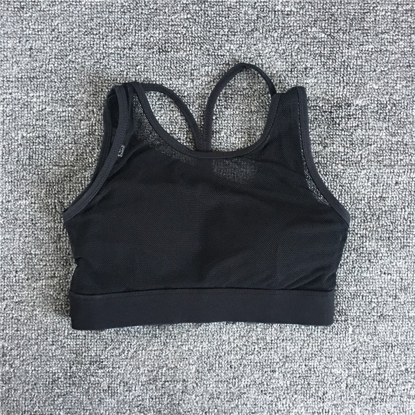 Levoire | Brassière De Sport Noire Sans Couture Noir