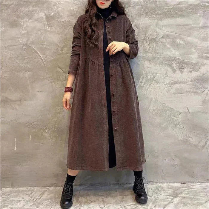 Levoire | Manteau Polyvalent Avec Des Boutons Et Des Poches Café