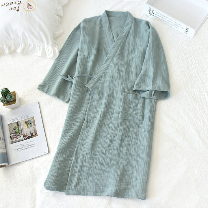Levoire | Manteau En Crêpe De Coton Vert